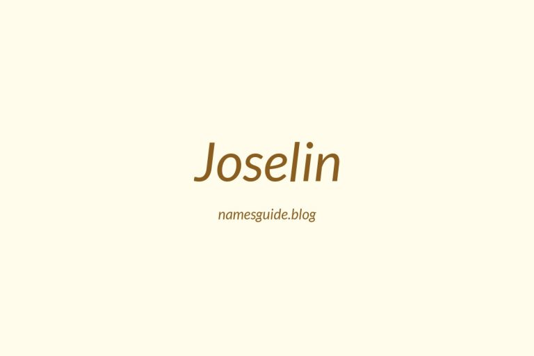 65+ Beautiful Middle Names for Joselin: Find the Perfect Fit