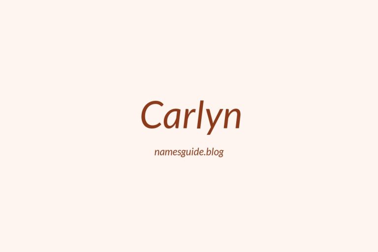 46+ Middle Names for Carlyn: The Perfect Complement