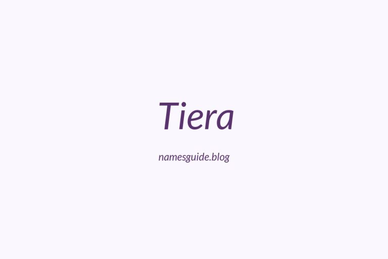 69+ Middle Names for Tiera: The Ultimate Guide