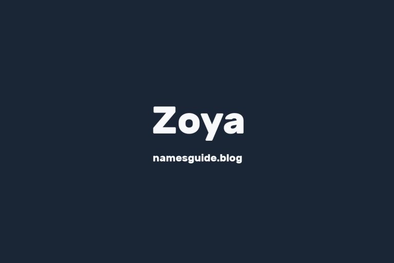 54+ Beautiful Middle Names for Zoya: Find the Perfect Match
