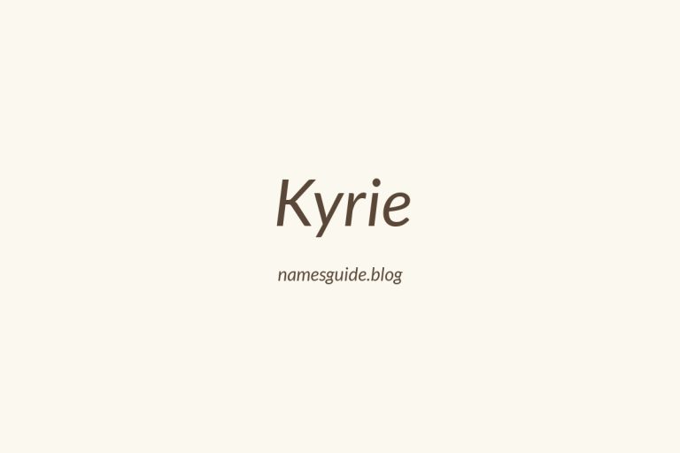 60+ Middle Names for Kyrie: The Perfect Complement