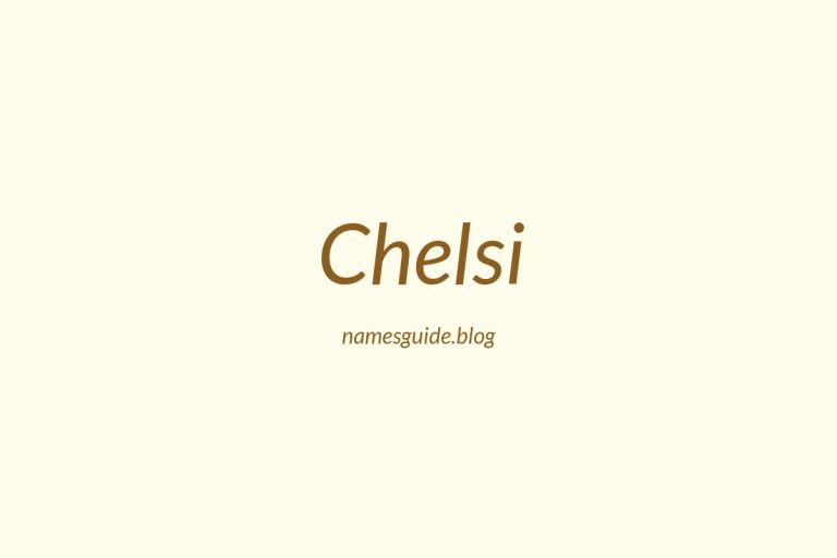 51+ Perfect Middle Names for Chelsi: Find the Ideal Match