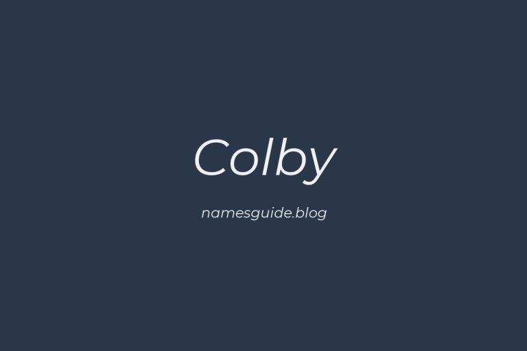 55+ Perfect Middle Names for Colby: Find the Ideal Match