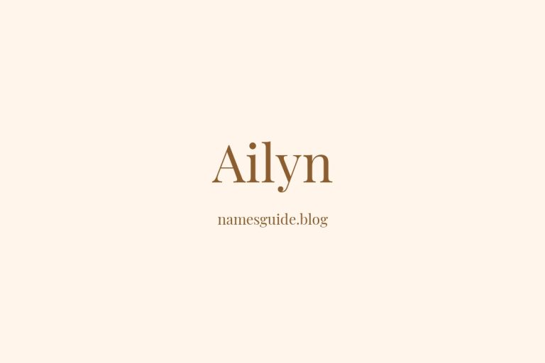 39+ Beautiful Middle Names for Ailyn