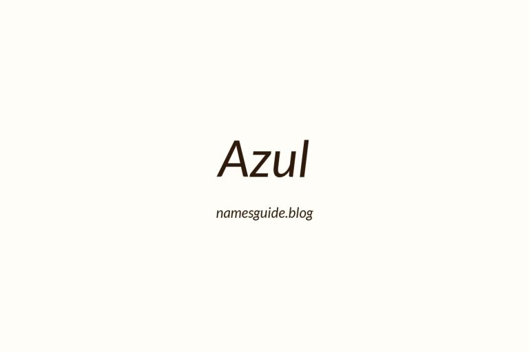59+ Beautiful Middle Names for Azul: Find the Perfect Match