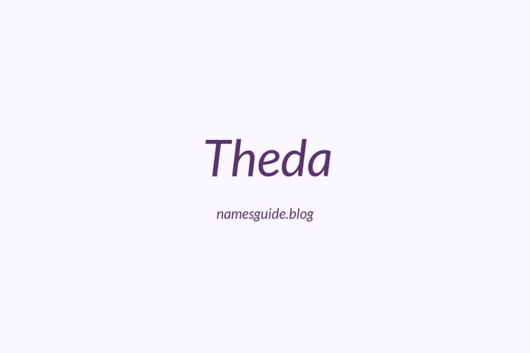 68+ Middle Names for Theda: The Perfect Complement