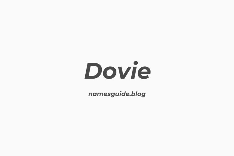 57+ Perfect Middle Names for Dovie: Find the Ideal Match