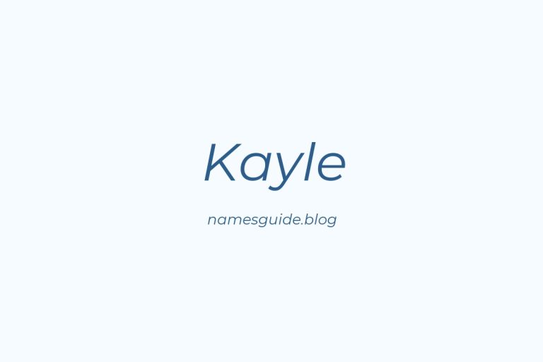 75+ Middle Names for Kayle: The Ultimate Guide
