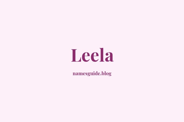 46+ Beautiful Middle Names for Leela: Find the Perfect Fit