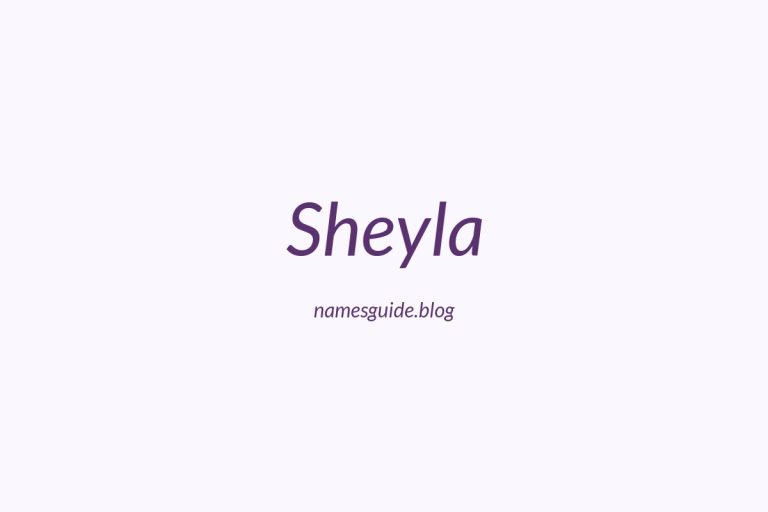 82+ Beautiful Middle Names for Sheyla: Find the Perfect Match