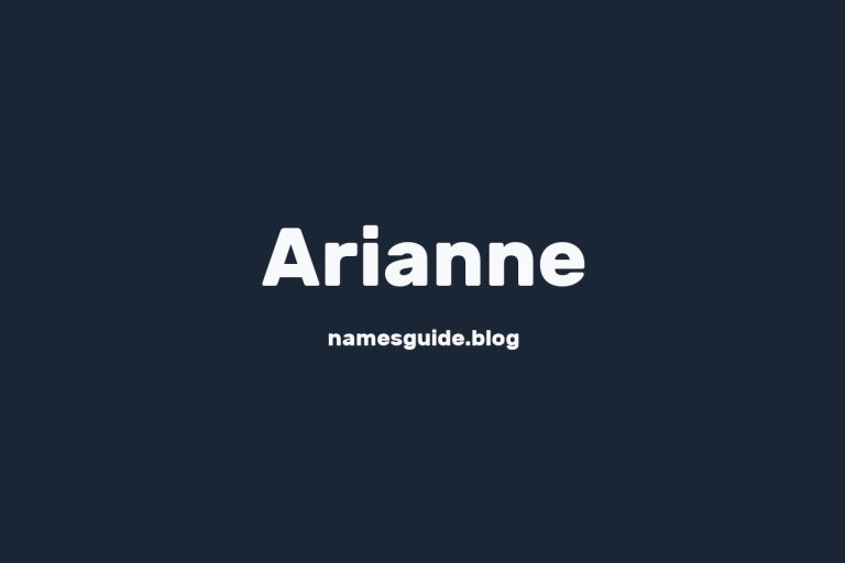 43+ Middle Names for Arianne: The Perfect Complement