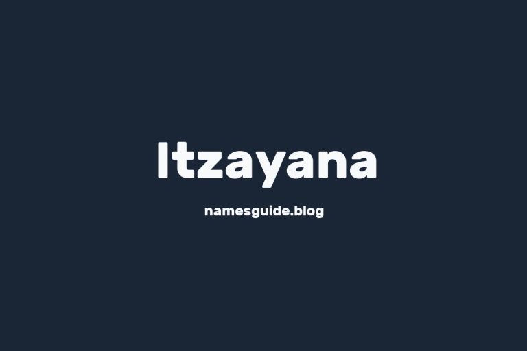 51+ Beautiful Middle Names for Itzayana