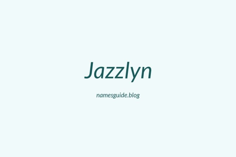 38+ Beautiful Middle Names for Jazzlyn