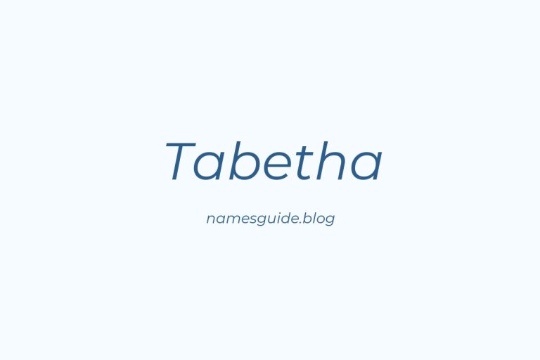 55+ Beautiful Middle Names for Tabetha: Find the Perfect Fit
