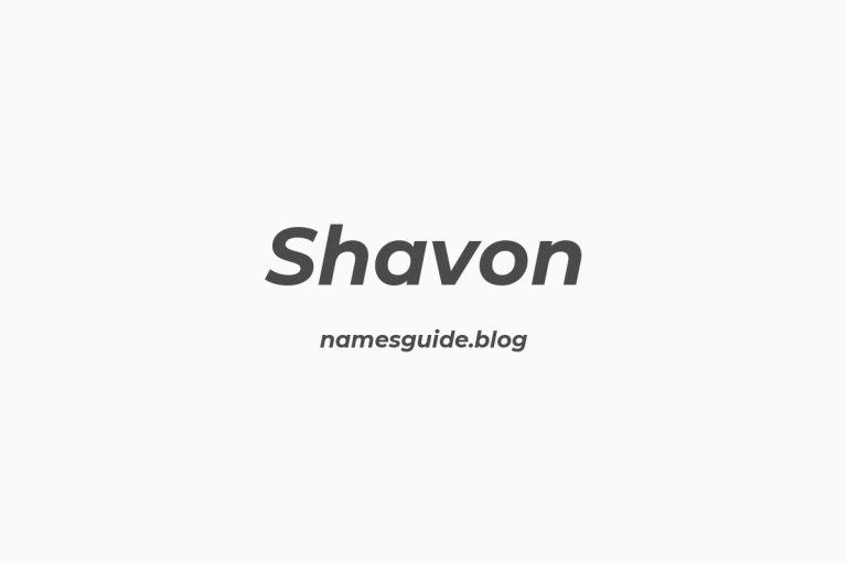 59+ Middle Names for Shavon: The Perfect Complement