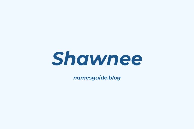 36+ Perfect Middle Names for Shawnee