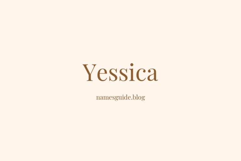 42+ Beautiful Middle Names for Yessica