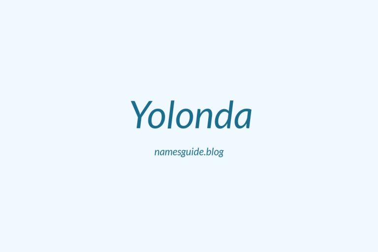 48+ Beautiful Middle Names for Yolonda