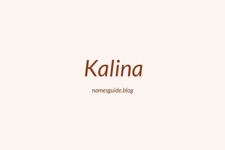 40+ Beautiful Middle Names for Kalina