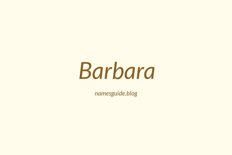 79+ Perfect Middle Names for Barbara: Find the Ideal Match