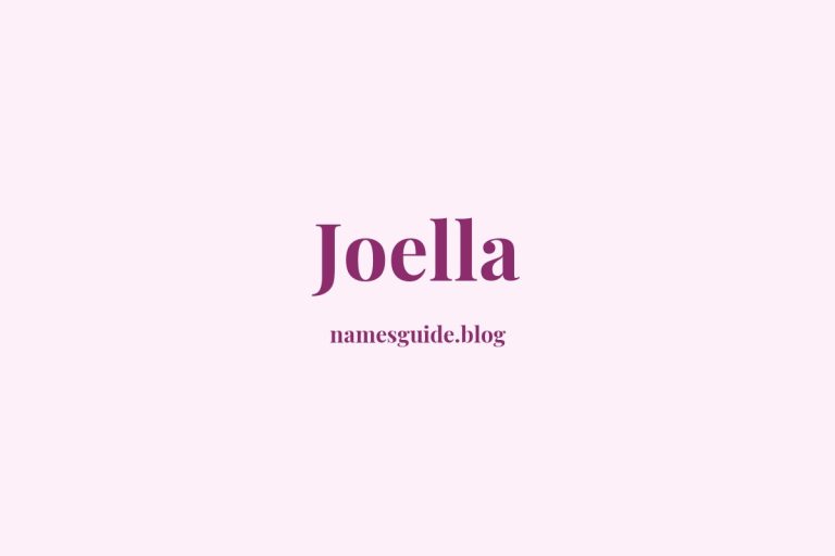 43+ Middle Names for Joella: The Perfect Complement