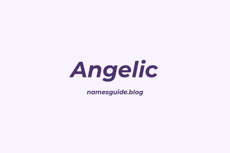 50+ Angelic Middle Names: Find the Perfect Fit