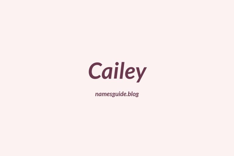 57+ Middle Names for Cailey: The Perfect Complement