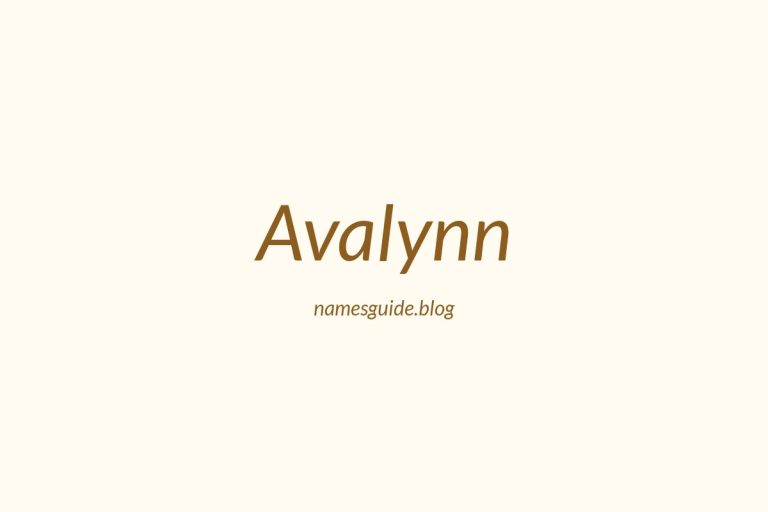 48+ Unique Middle Names for Avalynn