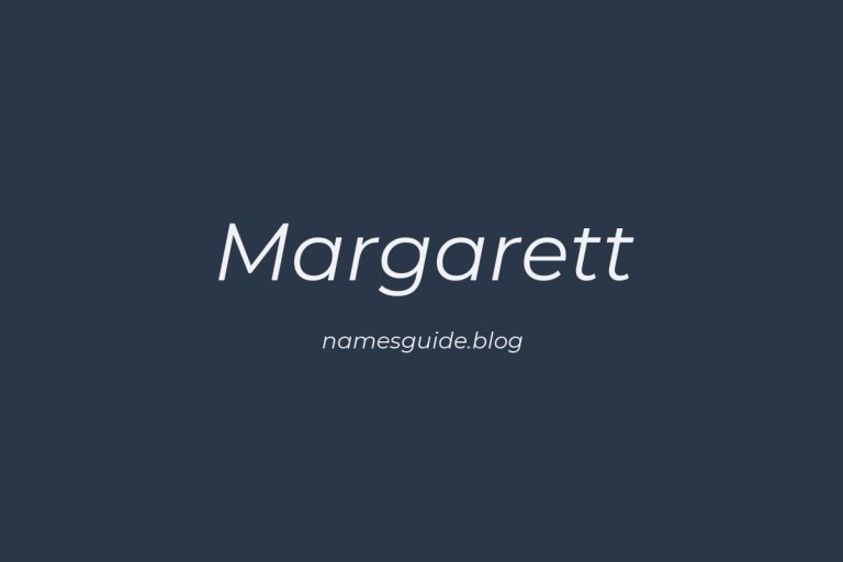 42+ Classic Middle Names for Margarett