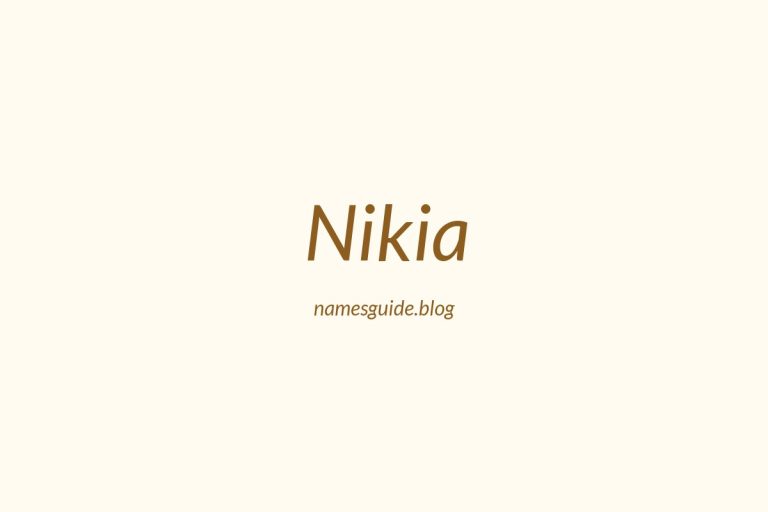 52+ Unique Middle Names for Nikia