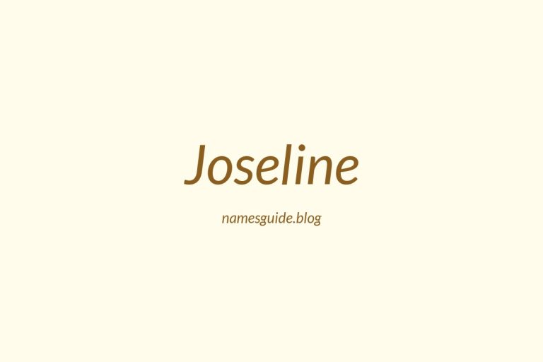 62+ Unique Middle Names for Joseline