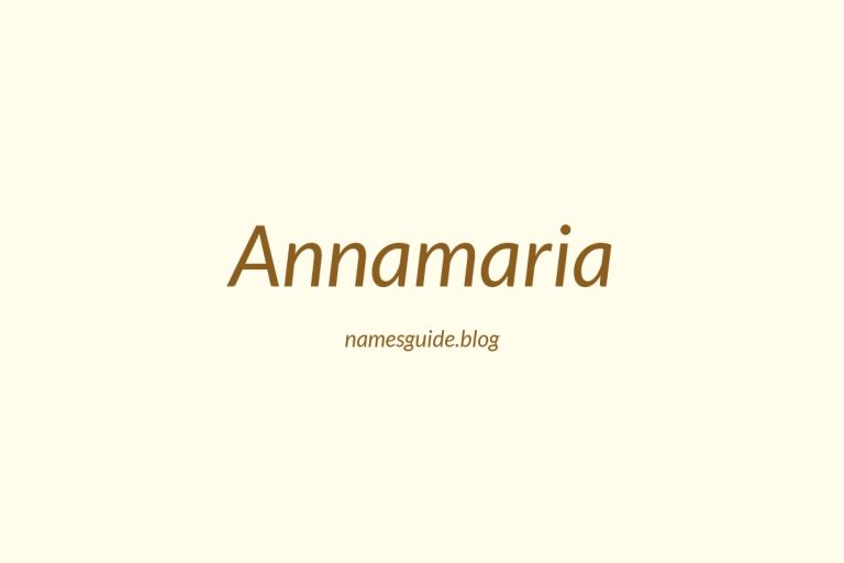 55+ Unique Middle Names for Annamaria