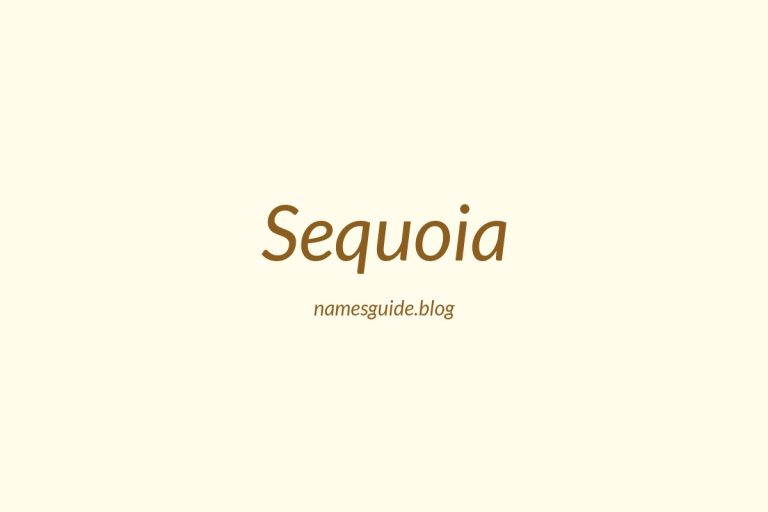 57+ Unique Middle Names for Sequoia