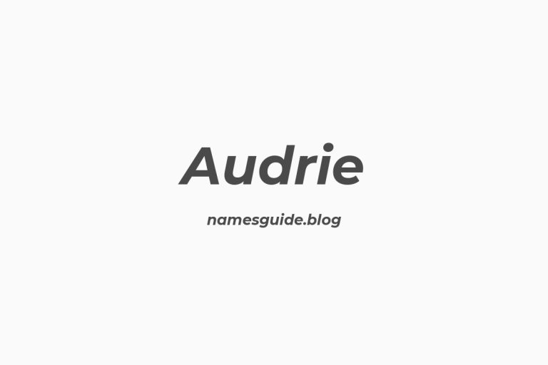 40+ Classic Middle Names for Audrie