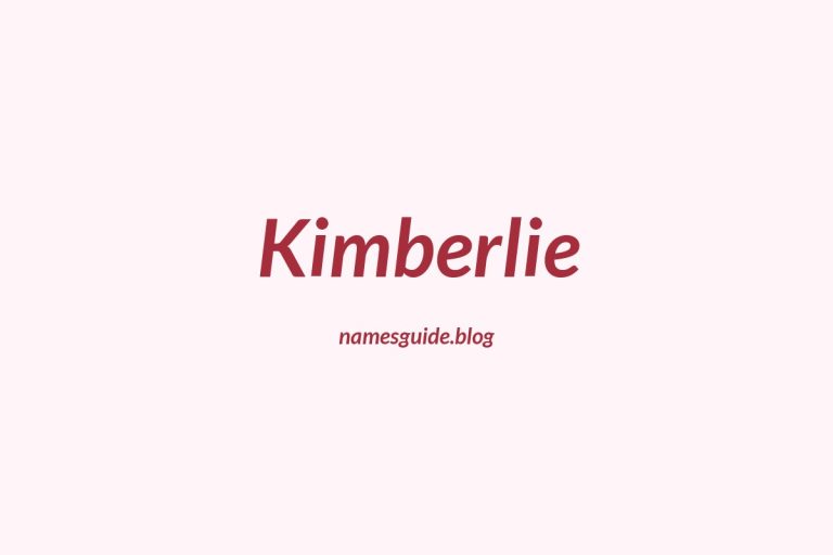 52+ Unique Middle Names for Kimberlie