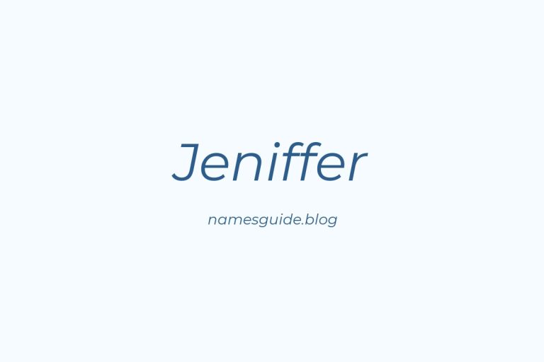 59+ Unique Middle Names for Jeniffer