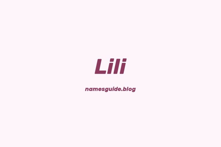 52+ Unique Middle Names for Lili