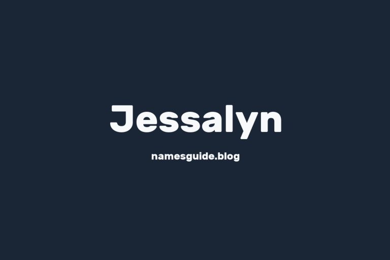50+ Unique Middle Names for Jessalyn