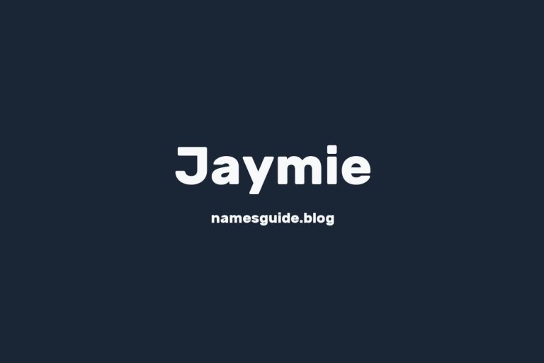 39+ Unique Middle Names for Jaymie