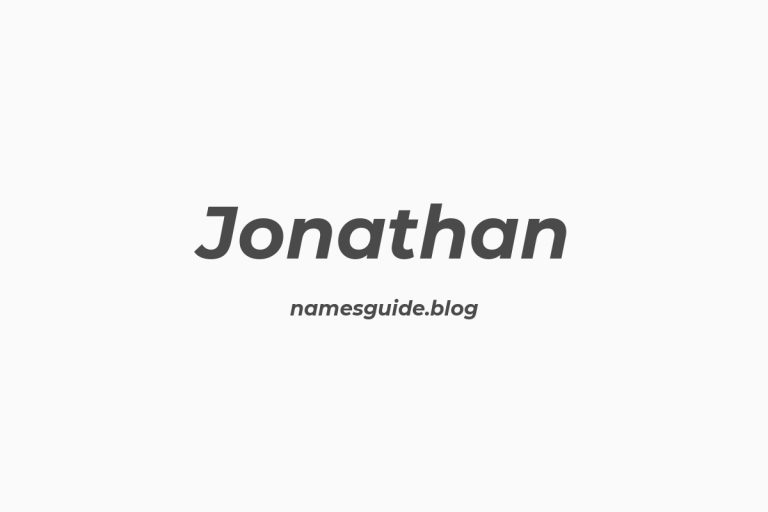 42+ Unique Middle Names for Jonathan
