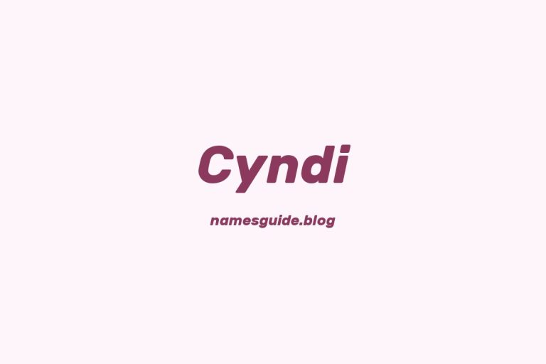 53+ Unique Middle Names for Cyndi