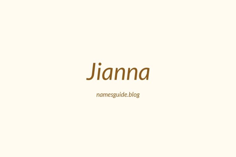 58+ Unique Middle Names for Jianna