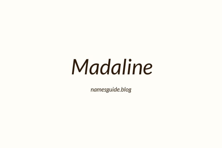 38+ Classic Middle Names for Madaline