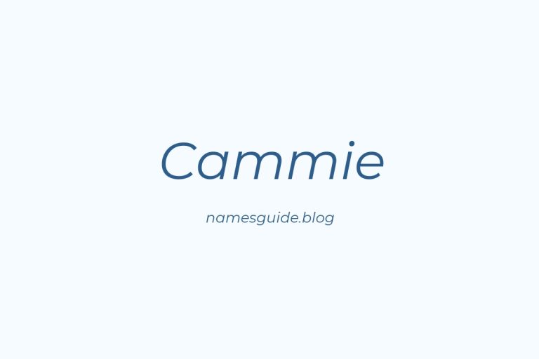 47+ Unique Middle Names for Cammie