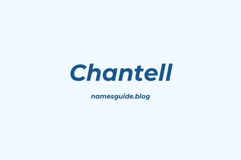 57+ Unique Middle Names for Chantell