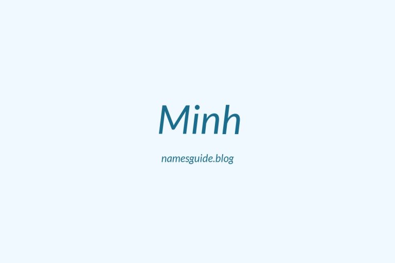 50+ Unique Middle Names for Minh