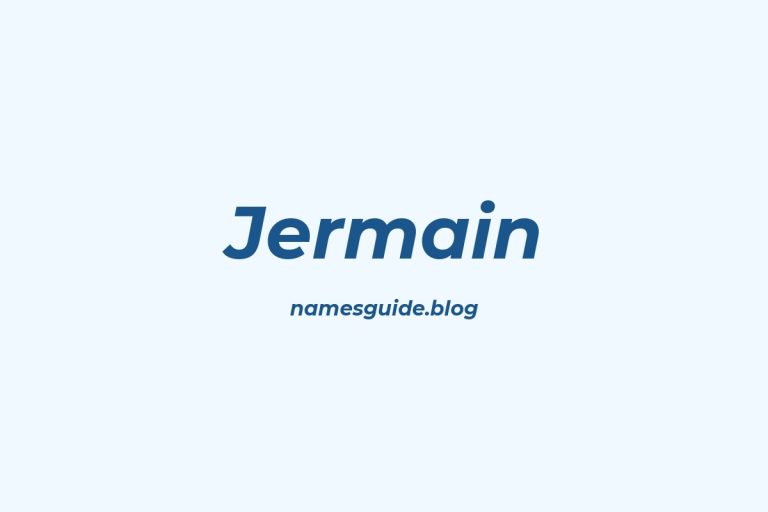 59+ Unique Middle Names for Jermain