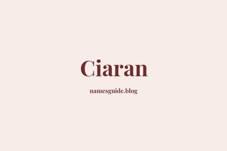52+ Unique Middle Names for Ciaran