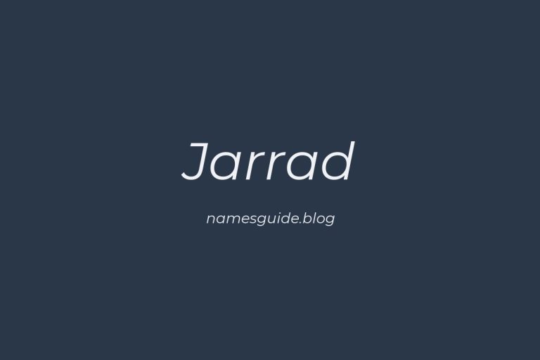 63+ Unique Middle Names for Jarrad