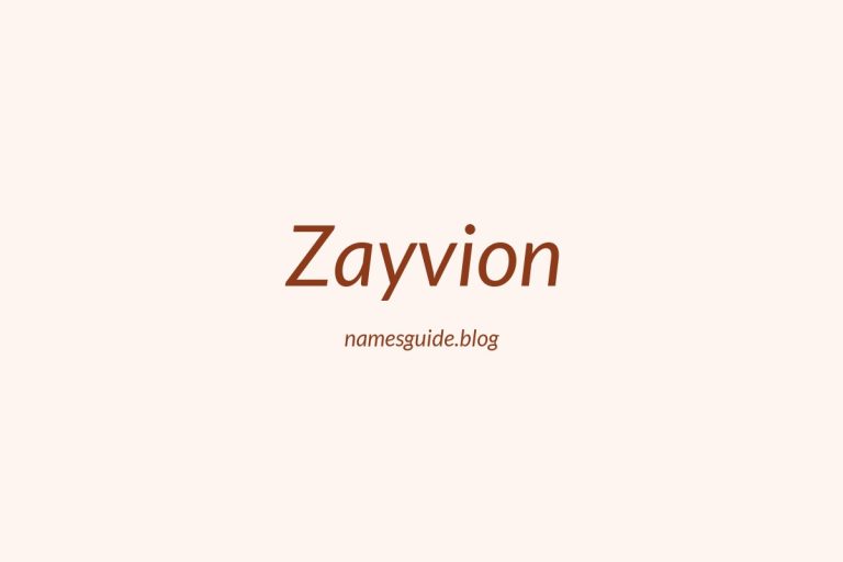 40+ Unique Middle Names for Zayvion
